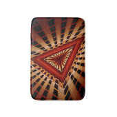 3D Fantasy Network Modern Fraktal Graphic Design Badematte (Vorderseite Vertikal)