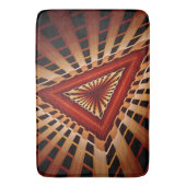 3D Fantasy Network Modern Fraktal Graphic Design Badematte (Vorderseite Vertikal)