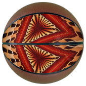 3D Fantasy Network Modern Fraktal Graphic Design Basketball (Vorderseite)