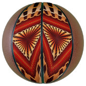 3D Fantasy Network Modern Fraktal Graphic Design Basketball (Vertikal)