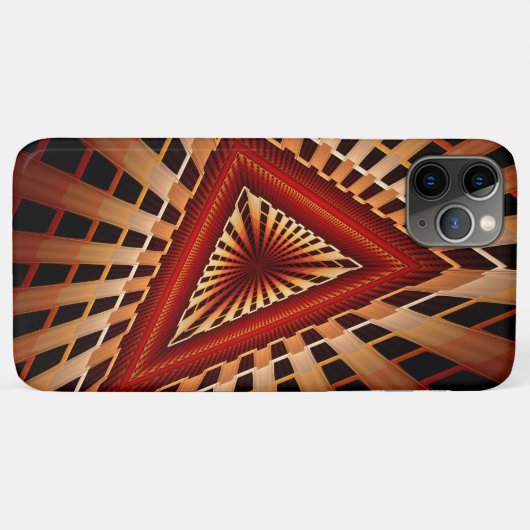 3D Fantasy Network Modern Fraktal Graphic Design Case-Mate iPhone Hülle (Rückseite (Horizontal))