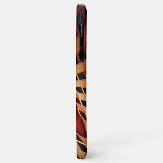 3D Fantasy Network Modern Fraktal Graphic Design Case-Mate iPhone Hülle (Hinten/Links)