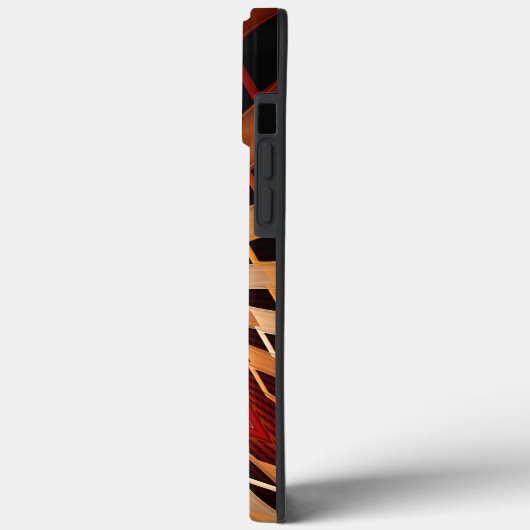 3D Fantasy Network Modern Fraktal Graphic Design Case-Mate iPhone Hülle (Rückseite / Links)