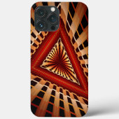 3D Fantasy Network Modern Fraktal Graphic Design Case-Mate iPhone Hülle (Rückseite)