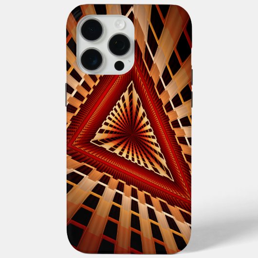 3D Fantasy Network Modern Fraktal Graphic Design Case-Mate iPhone Hülle (Rückseite)