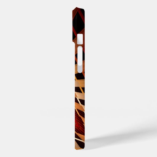 3D Fantasy Network Modern Fraktal Graphic Design Case-Mate iPhone Hülle (Rückseite / Links)