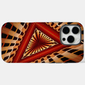 3D Fantasy Network Modern Fraktal Graphic Design Case-Mate iPhone Hülle (Rückseite (Horizontal))