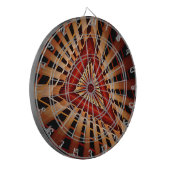 3D Fantasy Network Modern Fraktal Graphic Design Dartscheibe (Vorderseite Links)