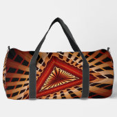 3D Fantasy Network Modern Fraktal Graphic Design Duffle Bag (Vorderseite)