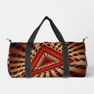 3D Fantasy Network Modern Fraktal Graphic Design Duffle Bag