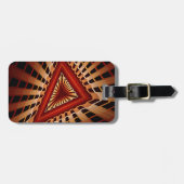 3D Fantasy Network Modern Fraktal Graphic Design Gepäckanhänger (Vorderseite horizontal)