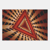 3D Fantasy Network Modern Fraktal Graphic Design Geschenkpapier Set (Vorderseite 3)