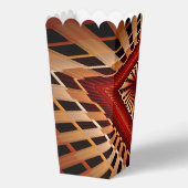 3D Fantasy Network Modern Fraktal Graphic Design Geschenkschachtel (Rückseite)