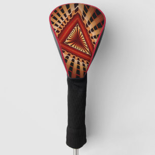 3D Fantasy Network Modern Fraktal Graphic Design Golf Headcover
