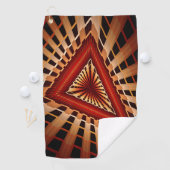 3D Fantasy Network Modern Fraktal Graphic Design Golfhandtuch (Insitu)