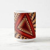 3D Fantasy Network Modern Fraktal Graphic Design Kaffeetasse (Mittel)