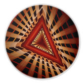 3D Fantasy Network Modern Fraktal Graphic Design Keramikknauf (Vorderseite)