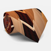 3D Fantasy Network Modern Fraktal Graphic Design Krawatte (Gerollt)