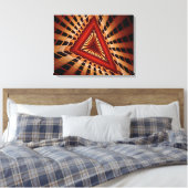 3D Fantasy Network Modern Fraktal Graphic Design Leinwanddruck (Insitu (Schlafzimmer))