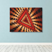 3D Fantasy Network Modern Fraktal Graphic Design Leinwanddruck (Insitu (Holzboden))