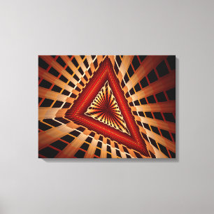 3D Fantasy Network Modern Fraktal Graphic Design Leinwanddruck
