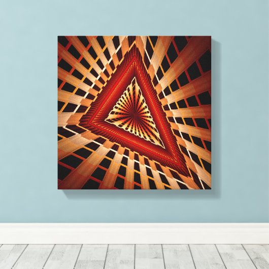 3D Fantasy Network Modern Fraktal Graphic Design Leinwanddruck (Insitu (Holzboden))