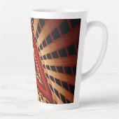 3D Fantasy Network Modern Fraktal Graphic Design Milchtasse (Rechts)