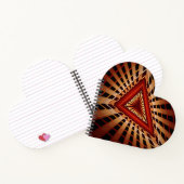 3D Fantasy Network Modern Fraktal Graphic Design Notizblock (Innenseite)