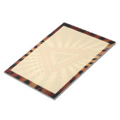 3D Fantasy Network Modern Fraktal Graphic Design Notizblock (angewinkelt)