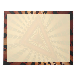 3D Fantasy Network Modern Fraktal Graphic Design Notizblock