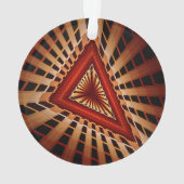 3D Fantasy Network Modern Fraktal Graphic Design Ornament (Rückseite)