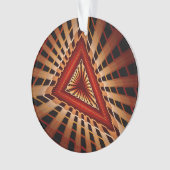 3D Fantasy Network Modern Fraktal Graphic Design Ornament (Vorderseite)