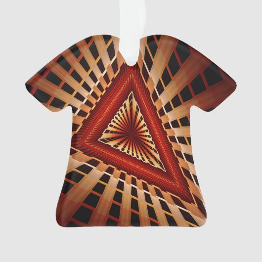 3D Fantasy Network Modern Fraktal Graphic Design Ornament (Vorderseite)