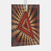 3D Fantasy Network Modern Fraktal Graphic Design Ornament Aus Glas (Vorderseite Rechts)
