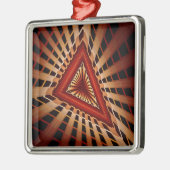 3D Fantasy Network Modern Fraktal Graphic Design Ornament Aus Metall (Links)