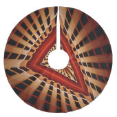 3D Fantasy Network Modern Fraktal Graphic Design Polyester Weihnachtsbaumdecke (Vorderseite)