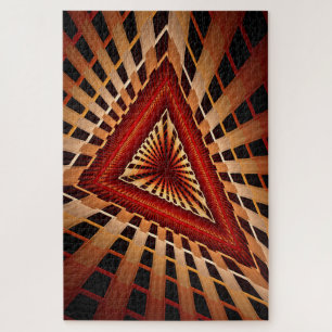 3D Fantasy Network Modern Fraktal Graphic Design Puzzle