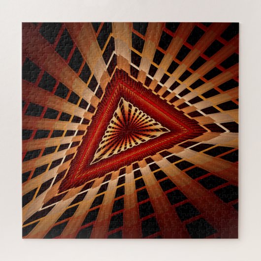 3D Fantasy Network Modern Fraktal Graphic Design Puzzle (Horizontal)