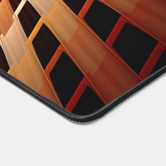 3D Fantasy Network Modern Fraktal Graphic Design Schreibtischunterlage (Ecke)