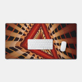 3D Fantasy Network Modern Fraktal Graphic Design Schreibtischunterlage (Tastatur & Maus)