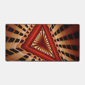 3D Fantasy Network Modern Fraktal Graphic Design Schreibtischunterlage (Vorderseite)