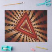 3D Fantasy Network Modern Fraktal Graphic Design Seidenpapier (Basteln)