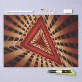 3D Fantasy Network Modern Fraktal Graphic Design Seidenpapier (Handwerk)