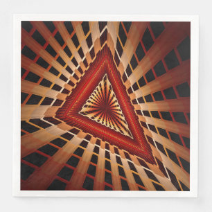 3D Fantasy Network Modern Fraktal Graphic Design Serviette