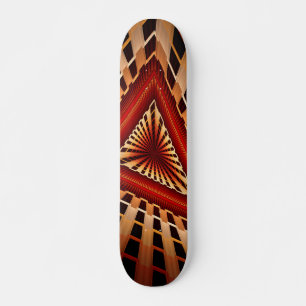 3D Fantasy Network Modern Fraktal Graphic Design Skateboard