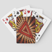 3D Fantasy Network Modern Fraktal Graphic Design Spielkarten (Rückseite)