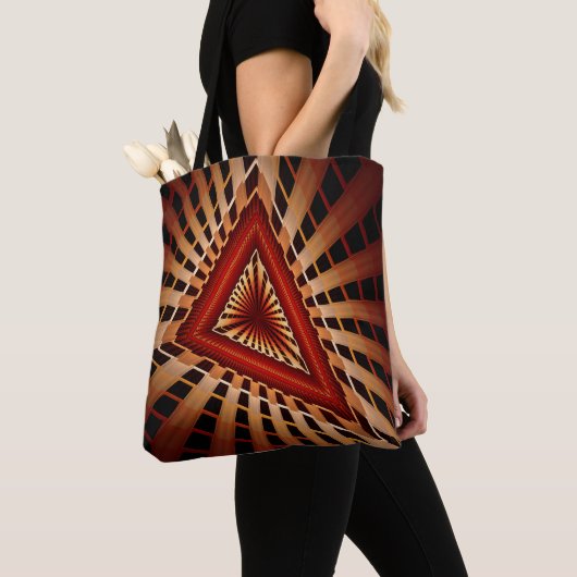 3D Fantasy Network Modern Fraktal Graphic Design Tasche (Von Nahem)