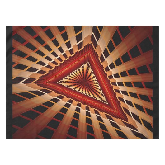 3D Fantasy Network Modern Fraktal Graphic Design Tischdecke (Vorderseite (Horizontal))