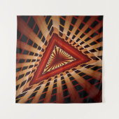 3D Fantasy Network Modern Fraktal Graphic Design Wandteppich (Vorderseite (Horizontal))