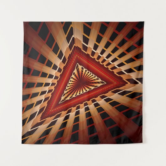 3D Fantasy Network Modern Fraktal Graphic Design Wandteppich (Vorderseite (Horizontal))